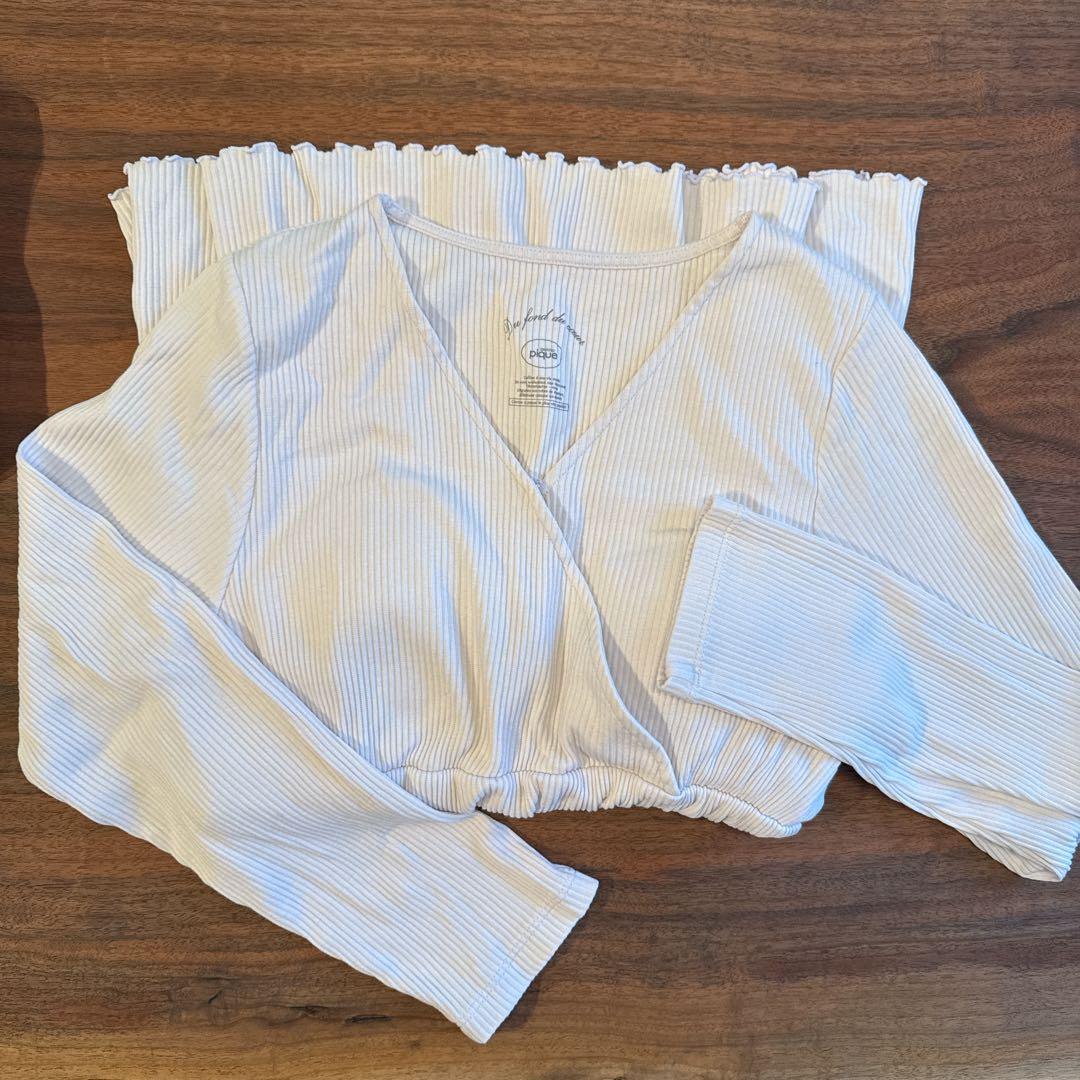 ジェラートピケ マタニティ ルームウェア パジャマ 上下セット 授乳