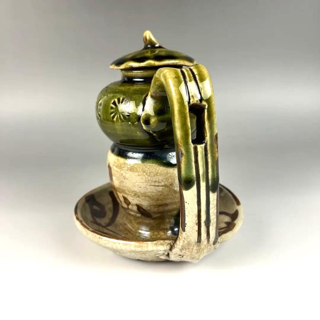灯火器【ひょうそく】　陶器製　骨董品