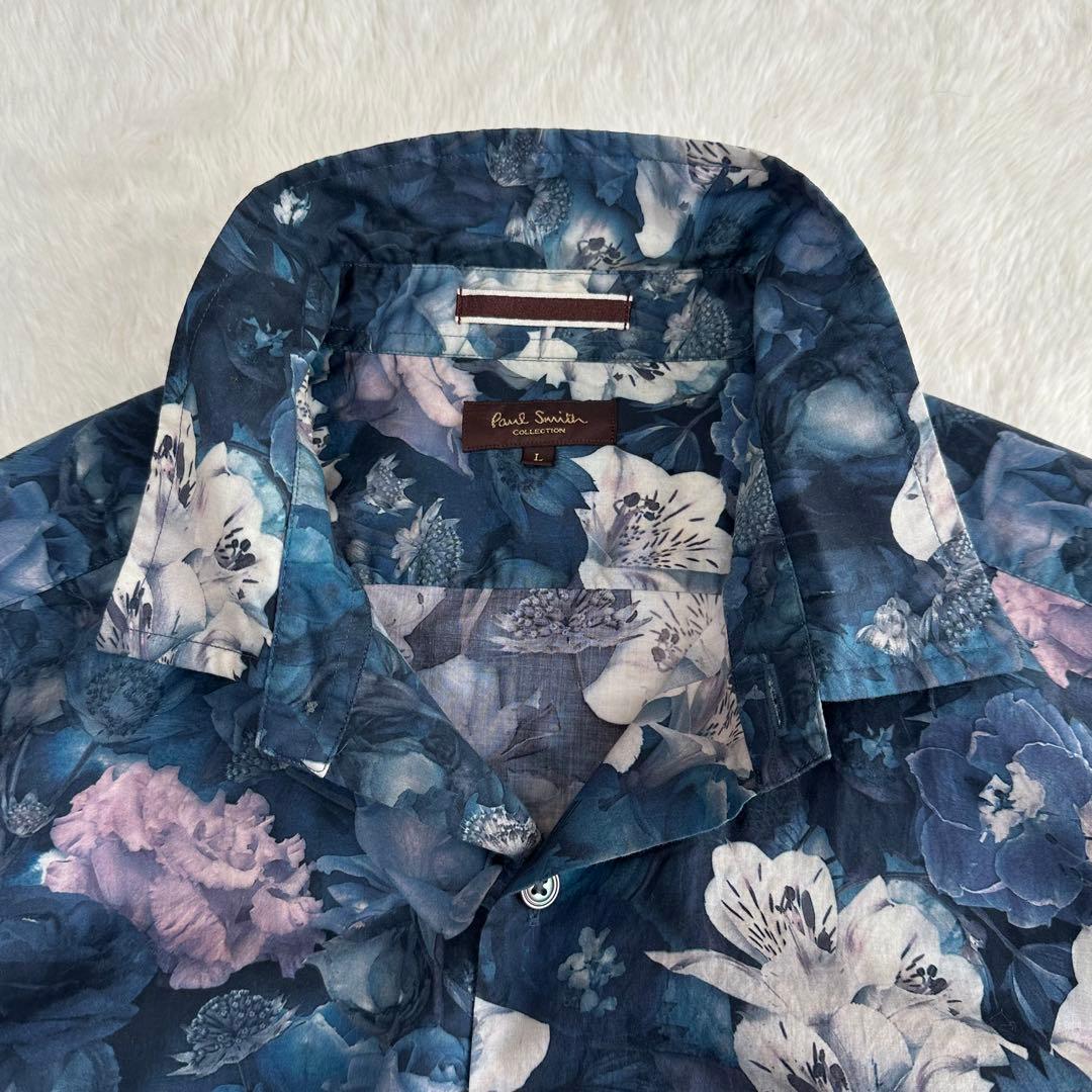 美品✨Paul Smith ポールスミス 花柄シャツ 長袖 総柄 メンズ L