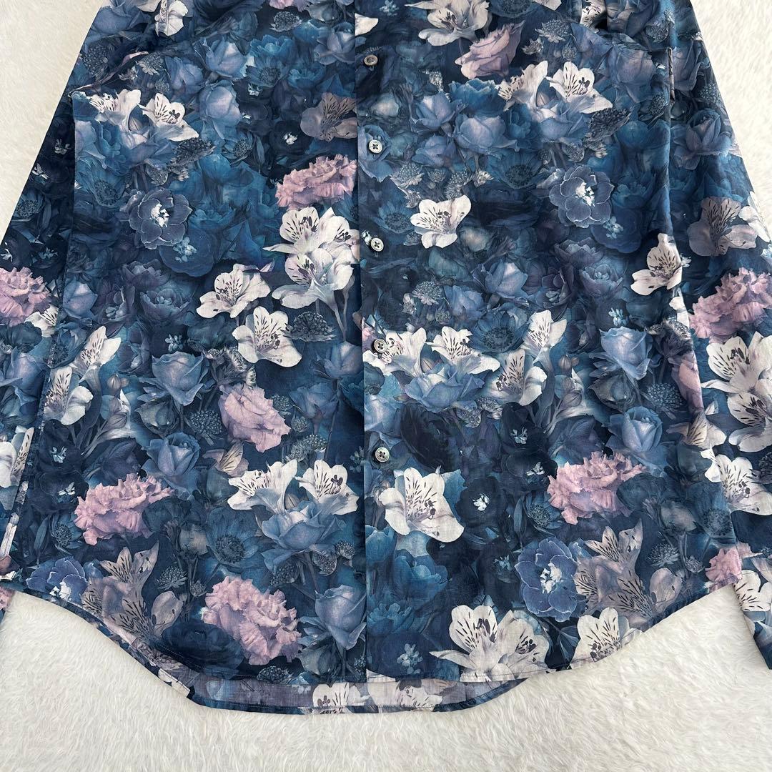 美品✨Paul Smith ポールスミス 花柄シャツ 長袖 総柄 メンズ L