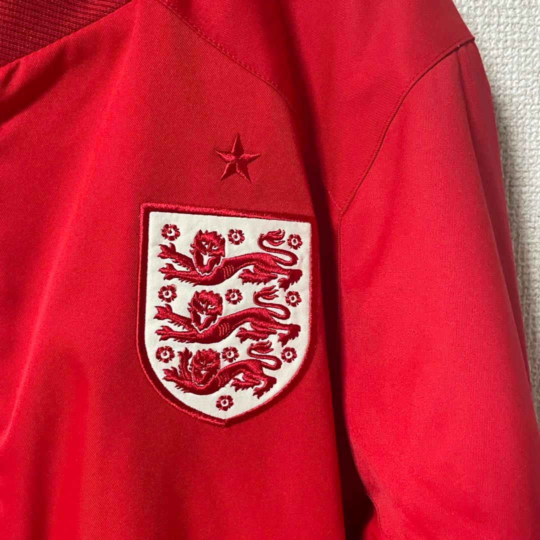 Umbro サッカー　イングランド代表　トラックジャケット　ナイロン　赤　XL