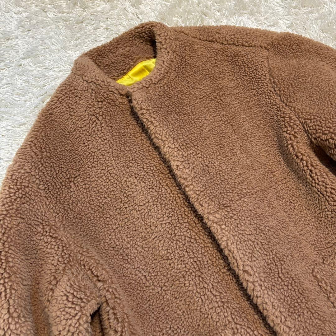 極美品✨BLAMINK ブラミンク　ボア　キャメル　ロングコート　38