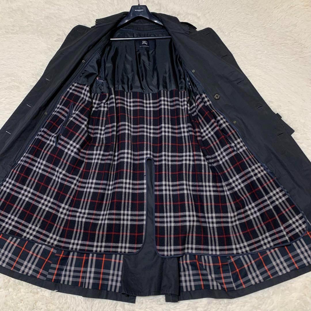 美品　バーバリーロンドン　トレンチ　マキシ丈　カシミヤ混　ベルト　大きいサイズ