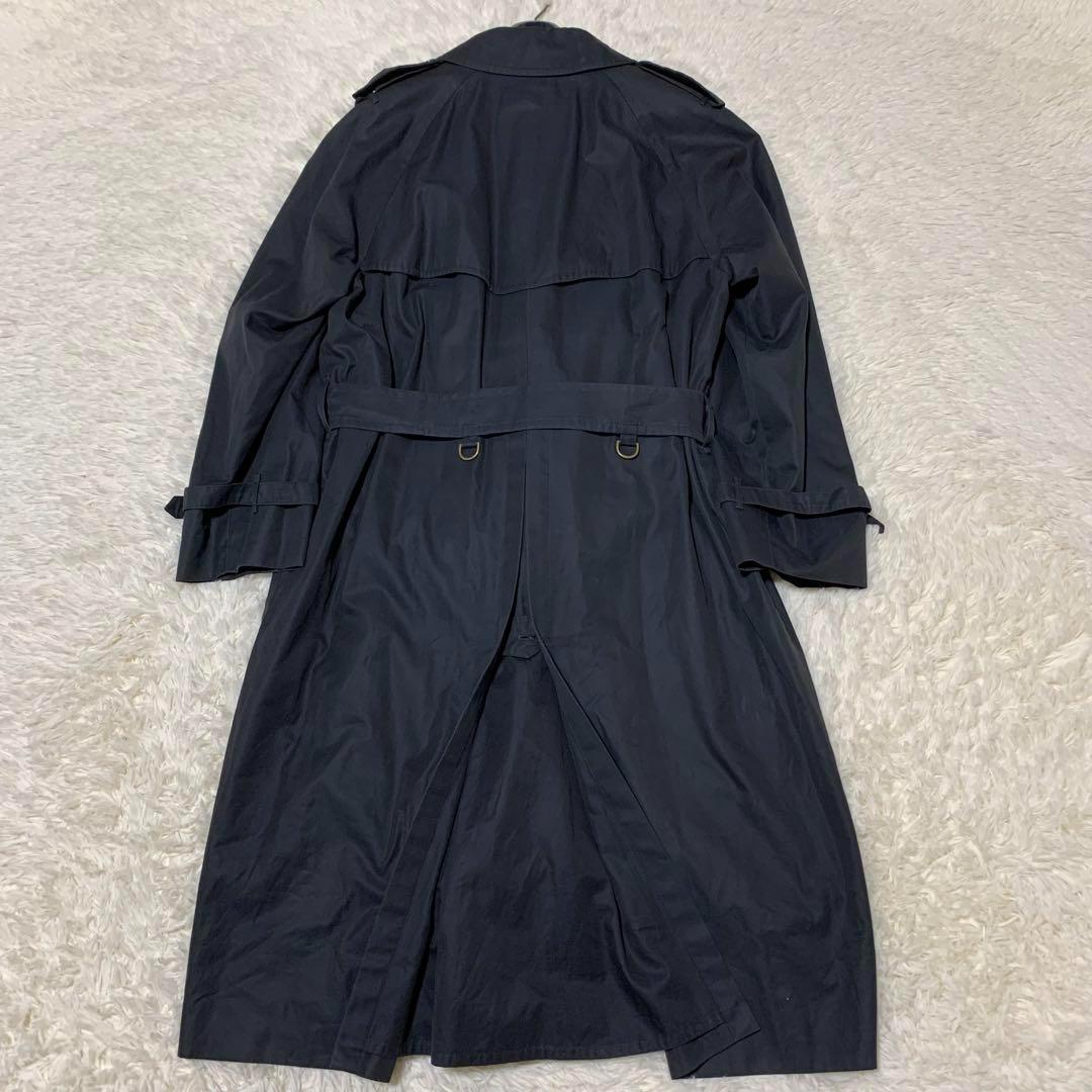 美品　バーバリーロンドン　トレンチ　マキシ丈　カシミヤ混　ベルト　大きいサイズ