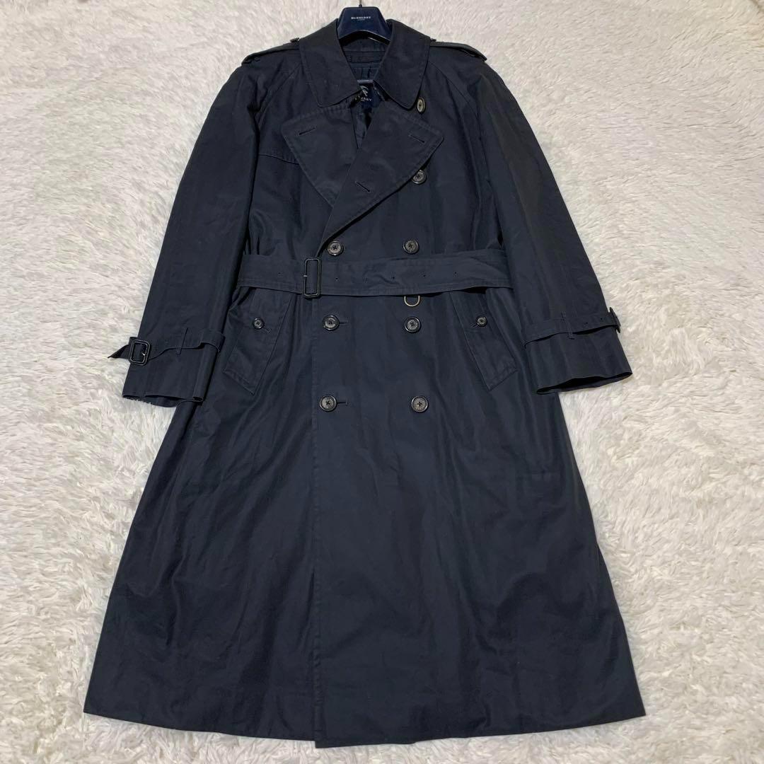 美品　バーバリーロンドン　トレンチ　マキシ丈　カシミヤ混　ベルト　大きいサイズ