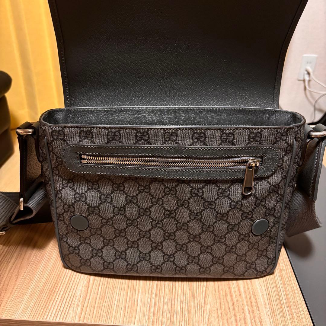 グッチ【美￼品】オフィディア メッセンジャーバッグ GGスプリームキャンバス
