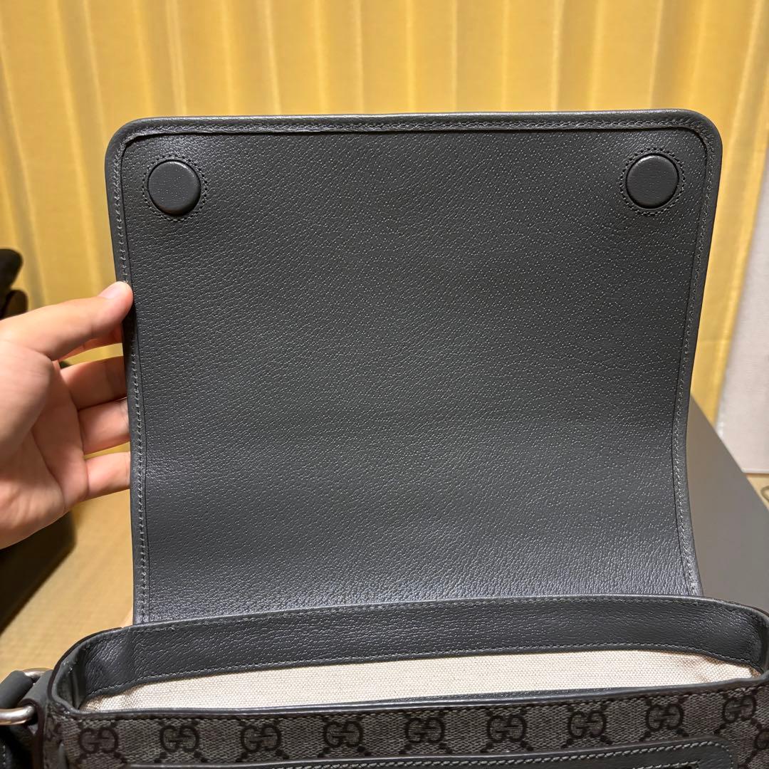 グッチ【美￼品】オフィディア メッセンジャーバッグ GGスプリームキャンバス