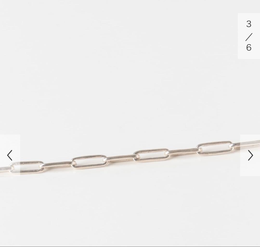 GIGI【ジジ】boned chain bracelet / 180mm