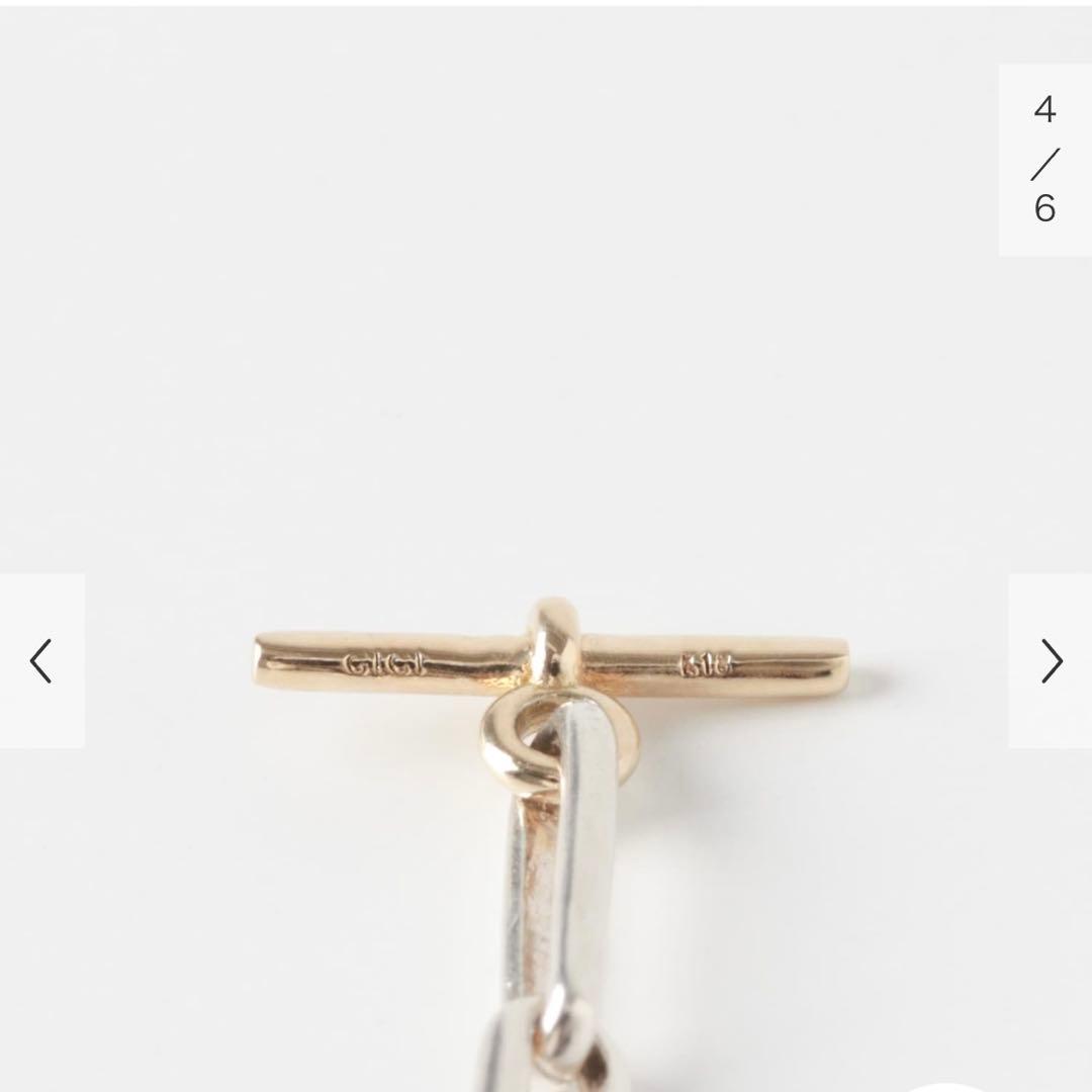 GIGI【ジジ】boned chain bracelet / 180mm