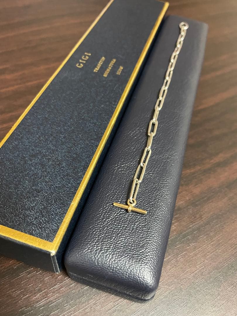 GIGI【ジジ】boned chain bracelet / 180mm