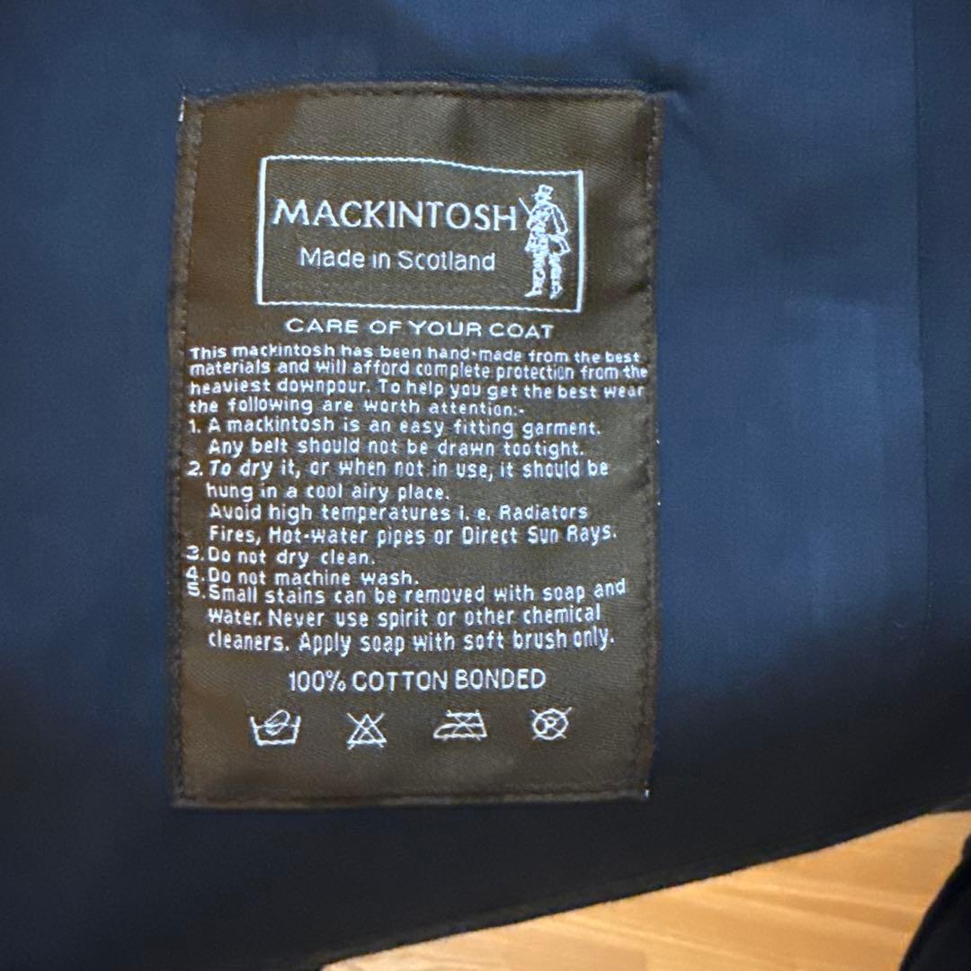 Macintosh Downfieldゴム引きステンカラーコート