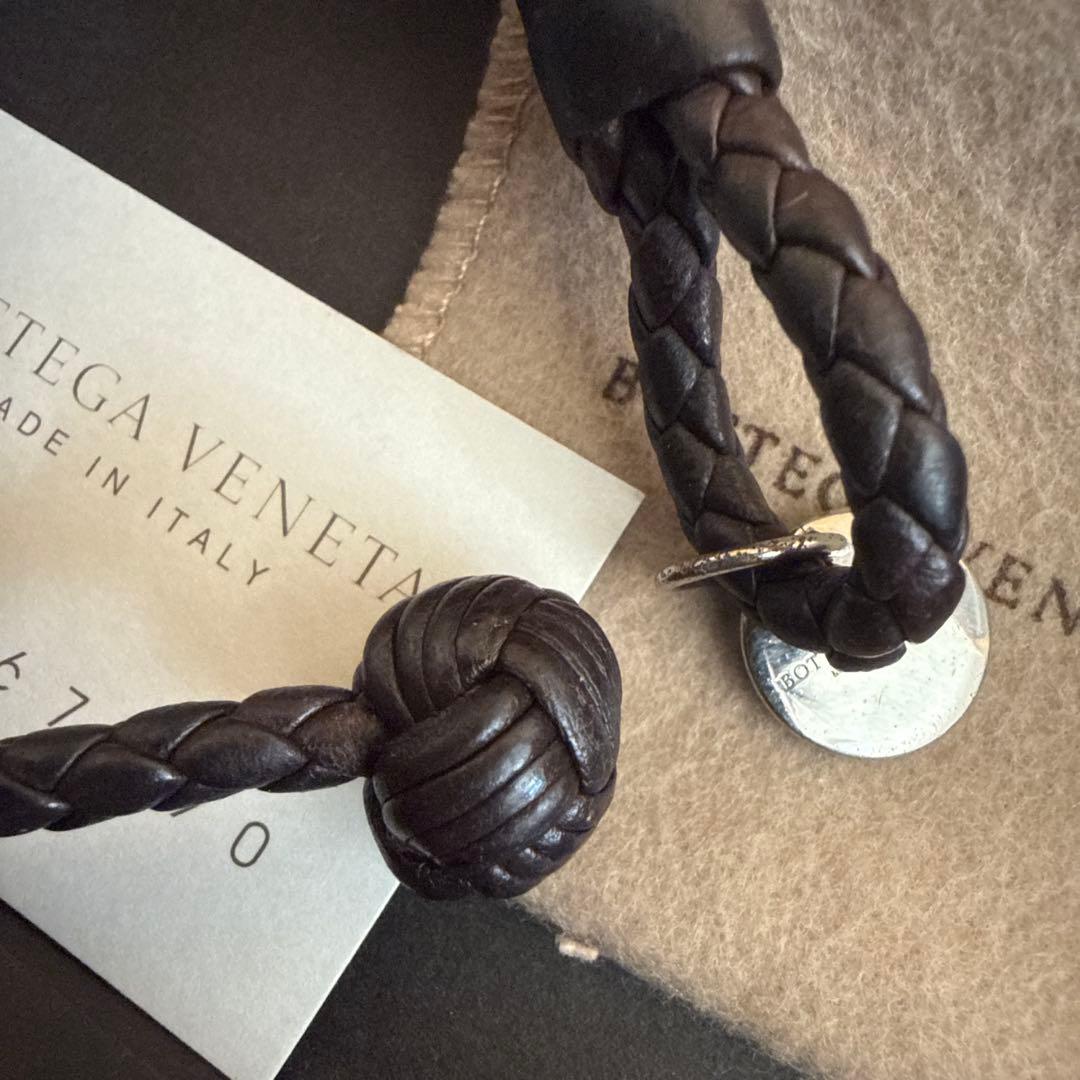 【正規品】Bottega Veneta 編み込みレザーブレスレット