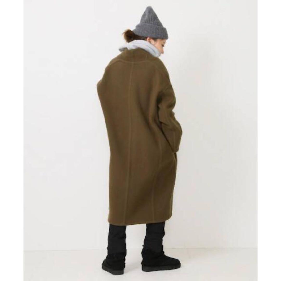 Deuxieme Classe ウールノーカラーコート