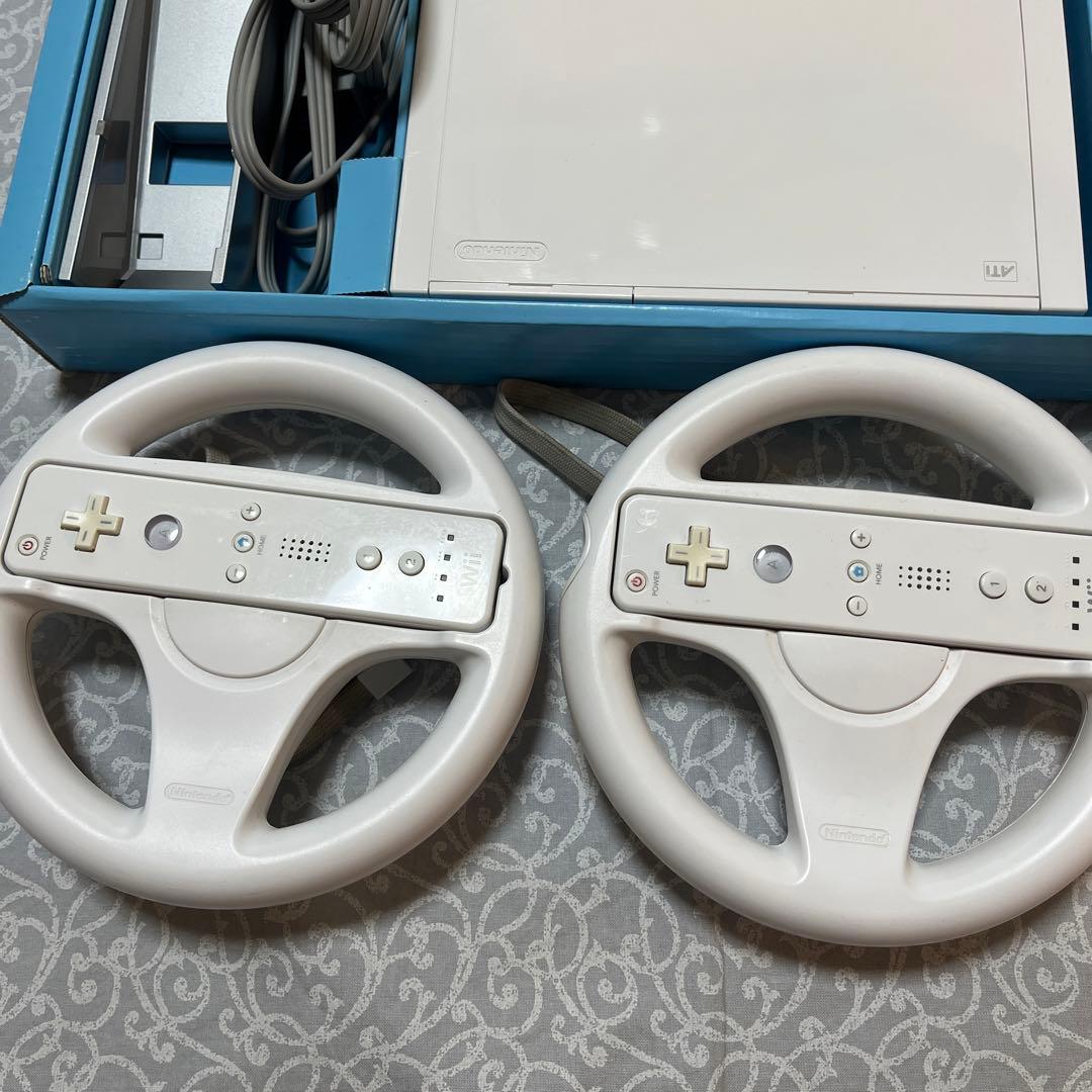 Wii本体　セット　ハンドル　ソフト