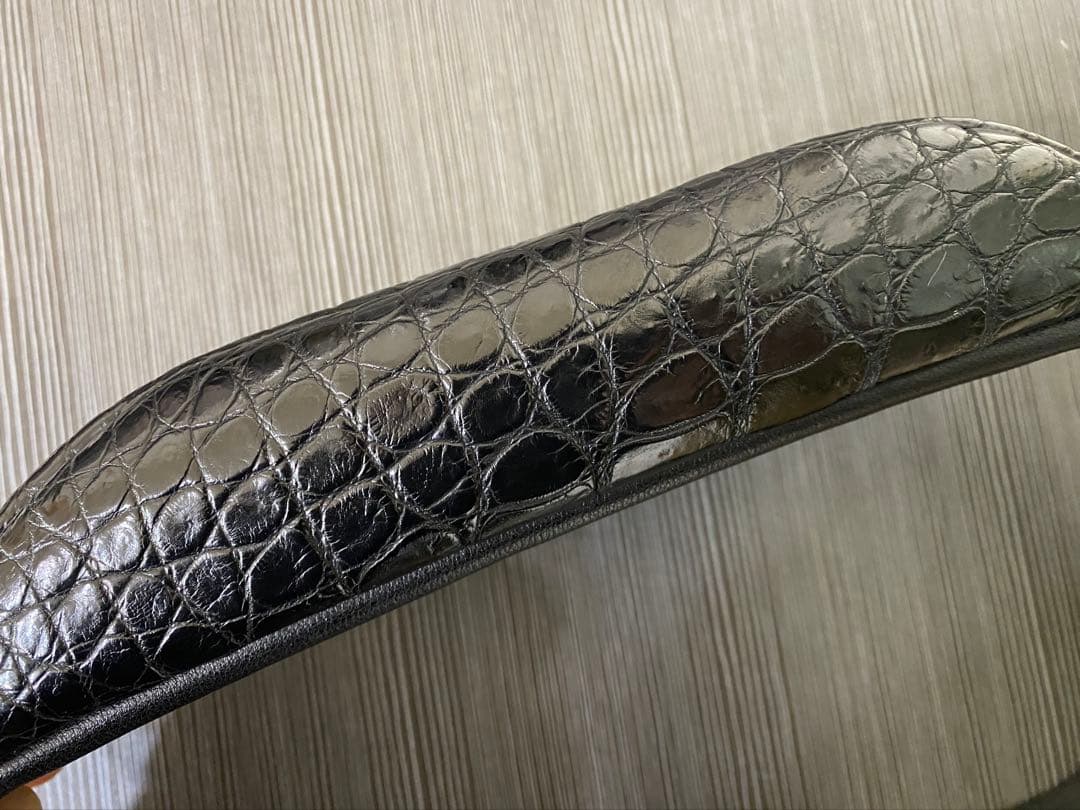 クロコダイルボディバック　ウエストバック　ユニセックス