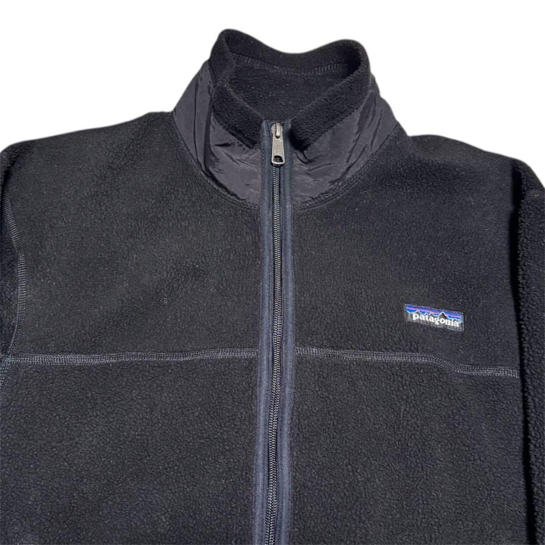 【S】90s パタゴニア パーシャルエクリプス フリース 黒 USA