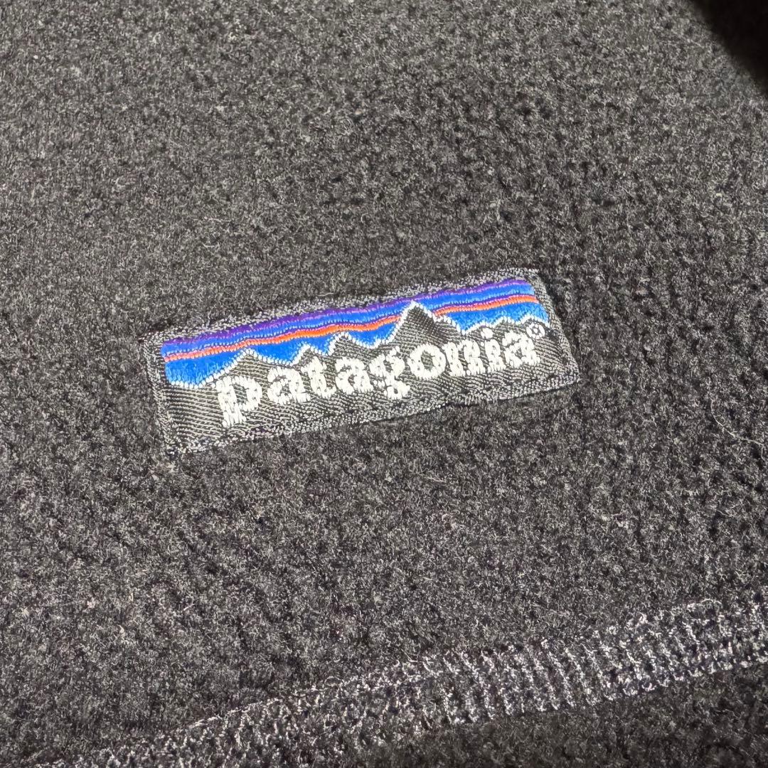【S】90s パタゴニア パーシャルエクリプス フリース 黒 USA