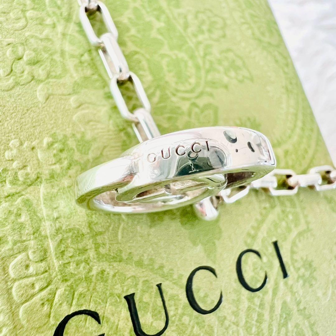 ✨極美品✨GUCCI　グッチ　ネックレス　インターロッキング　GGロゴ