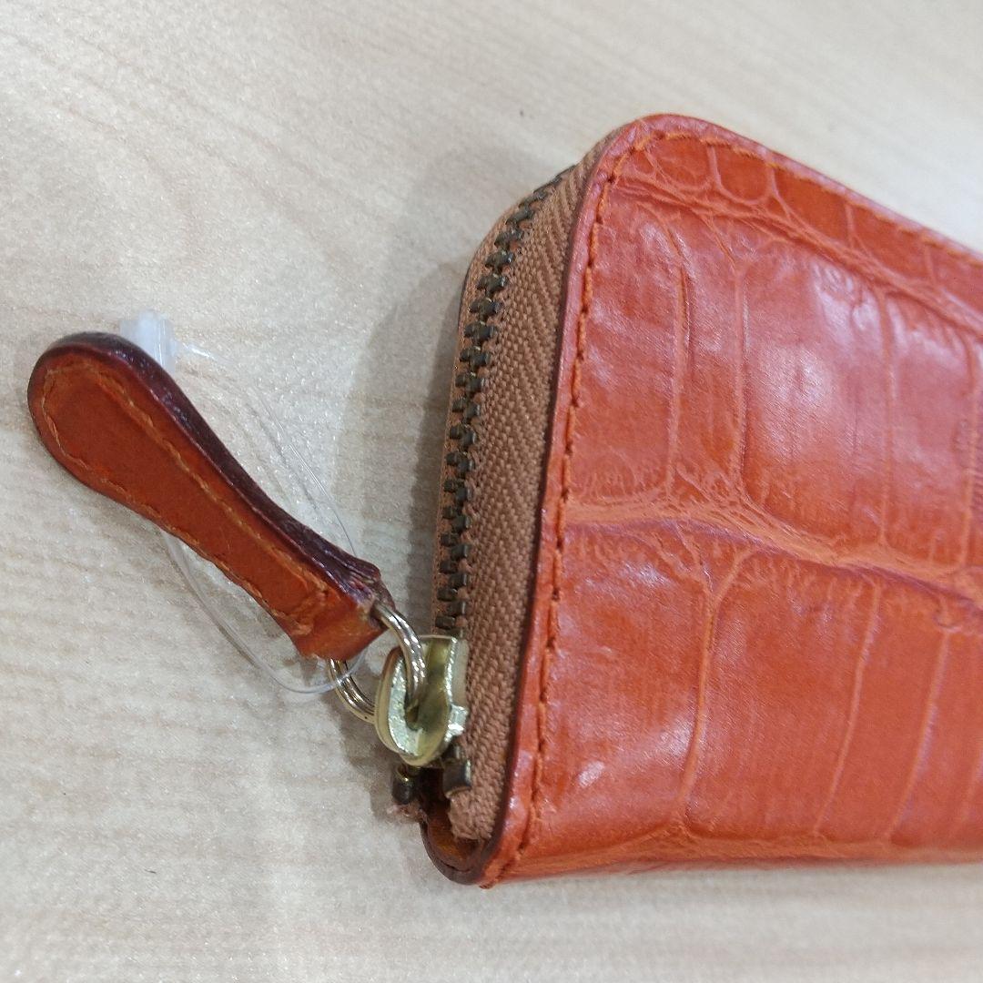 未使用・極美品 Felisi ケース 小銭入れ 財布 オレンジ系