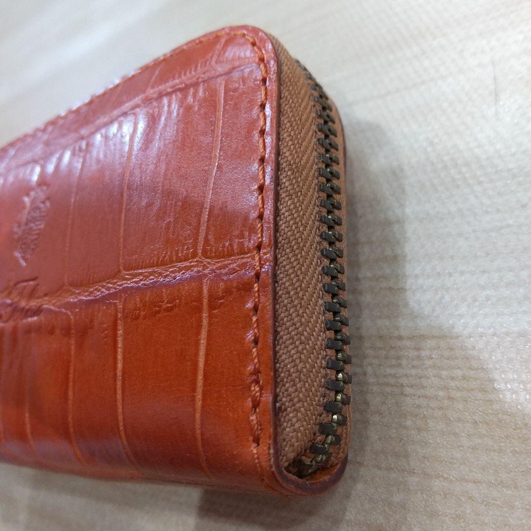 未使用・極美品 Felisi ケース 小銭入れ 財布 オレンジ系