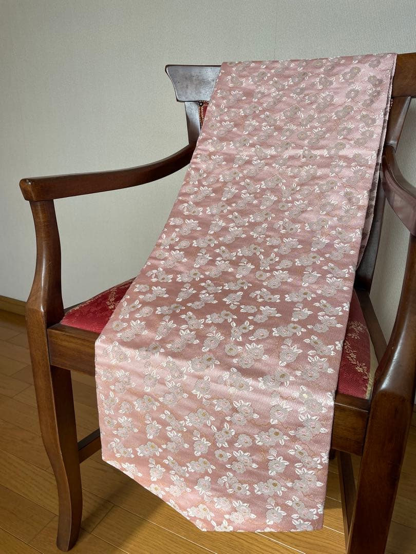 花柄 テーブルランナー ピンク系(和柄) 【babano工房】