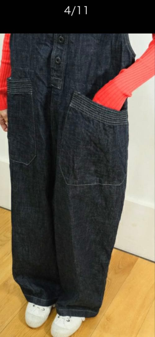 お気に入り登録ありがとうセールブロカント Brocanteサロペットタグ付き新品