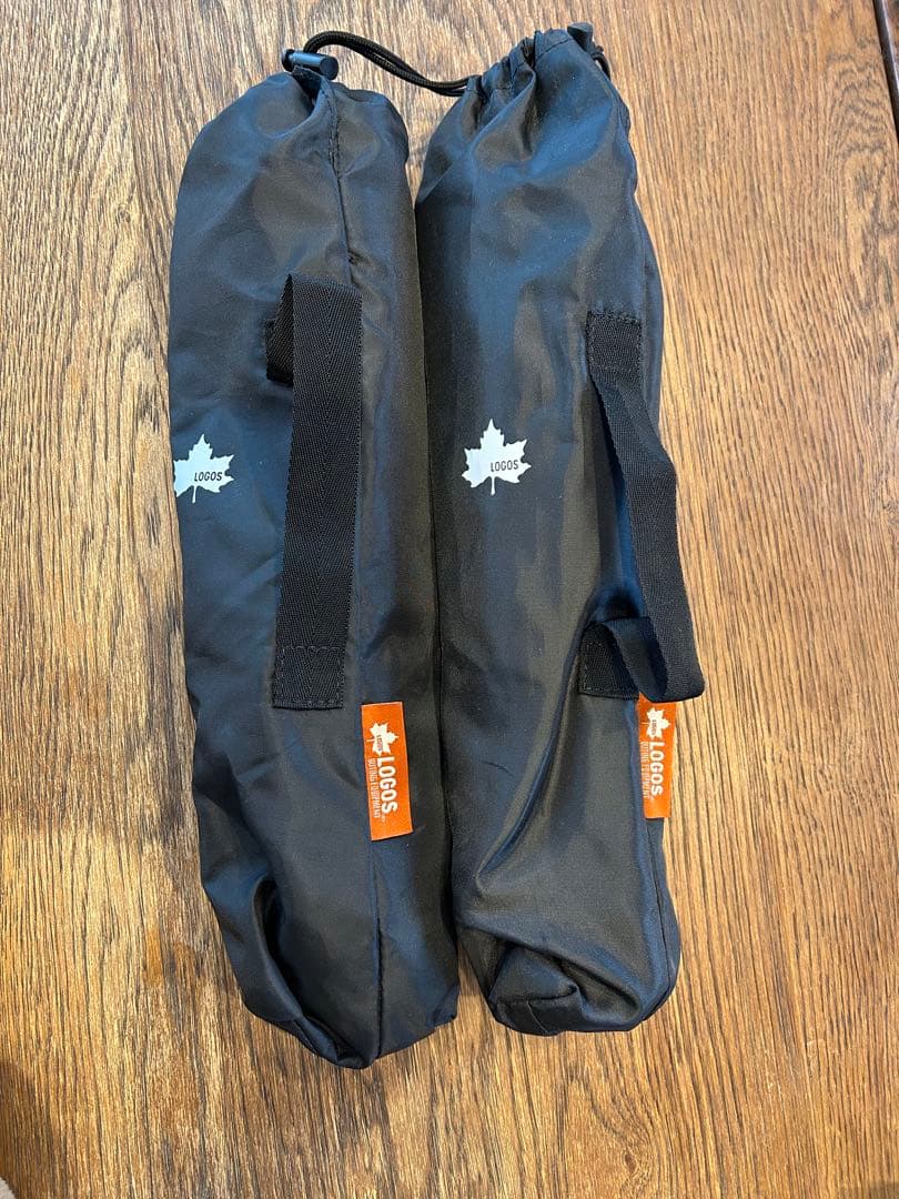 LOGOS 折りたたみチェア ハイポジション　エアライト ワンポールチェア　2組