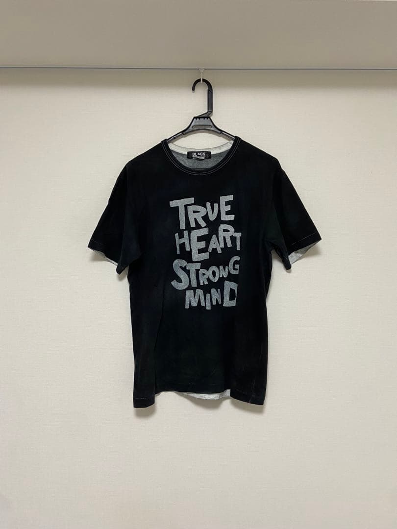 black commedesgarçons 23aw Tシャツ