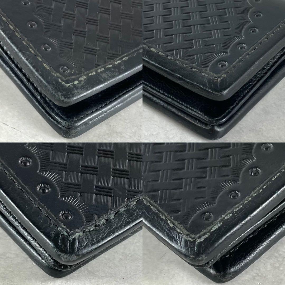 入手困難✨ キャリー CALEE 長財布 トラッカーウォレット レザー ブラック