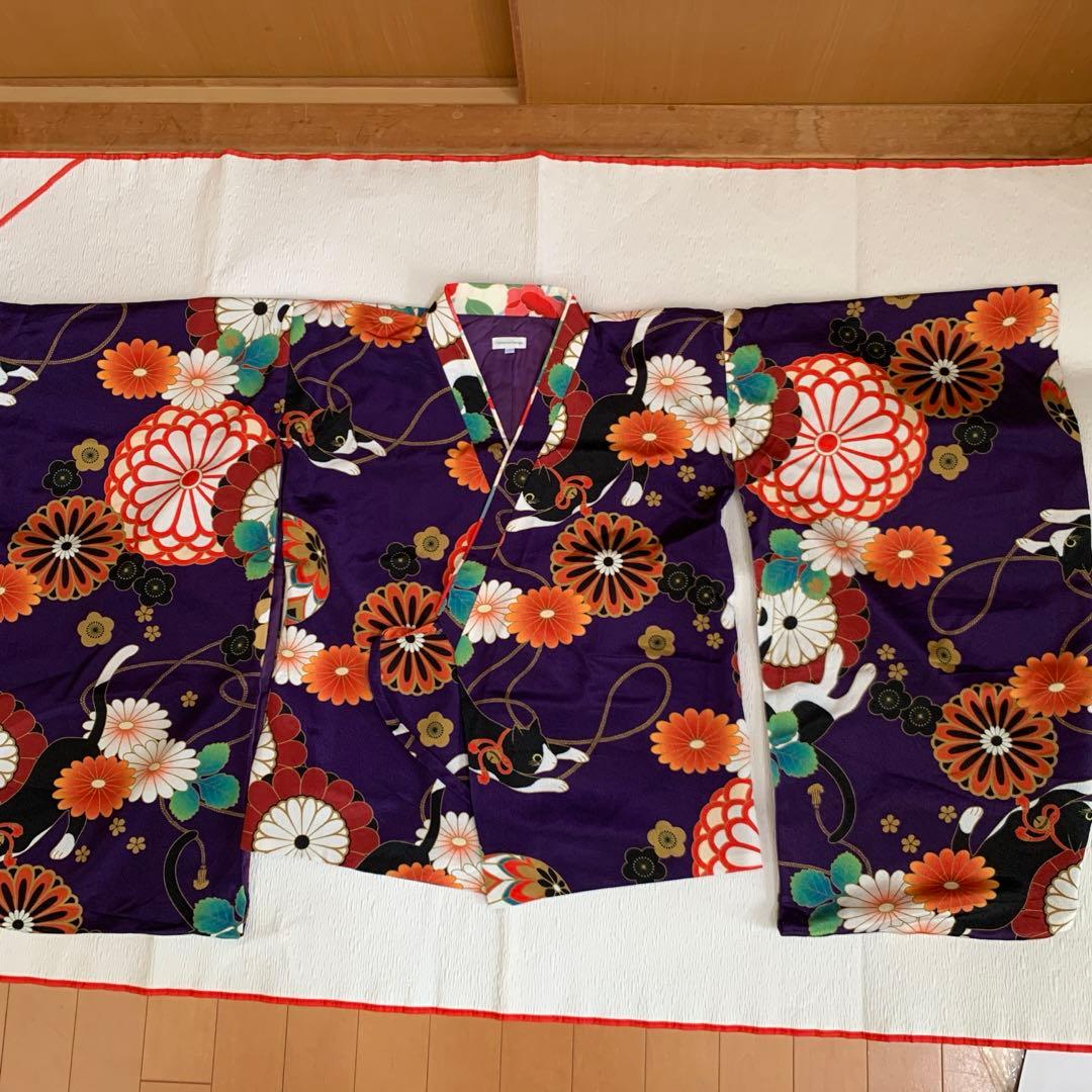 【お値下げ】キャサリンコテージ　人気猫柄袴　140センチ