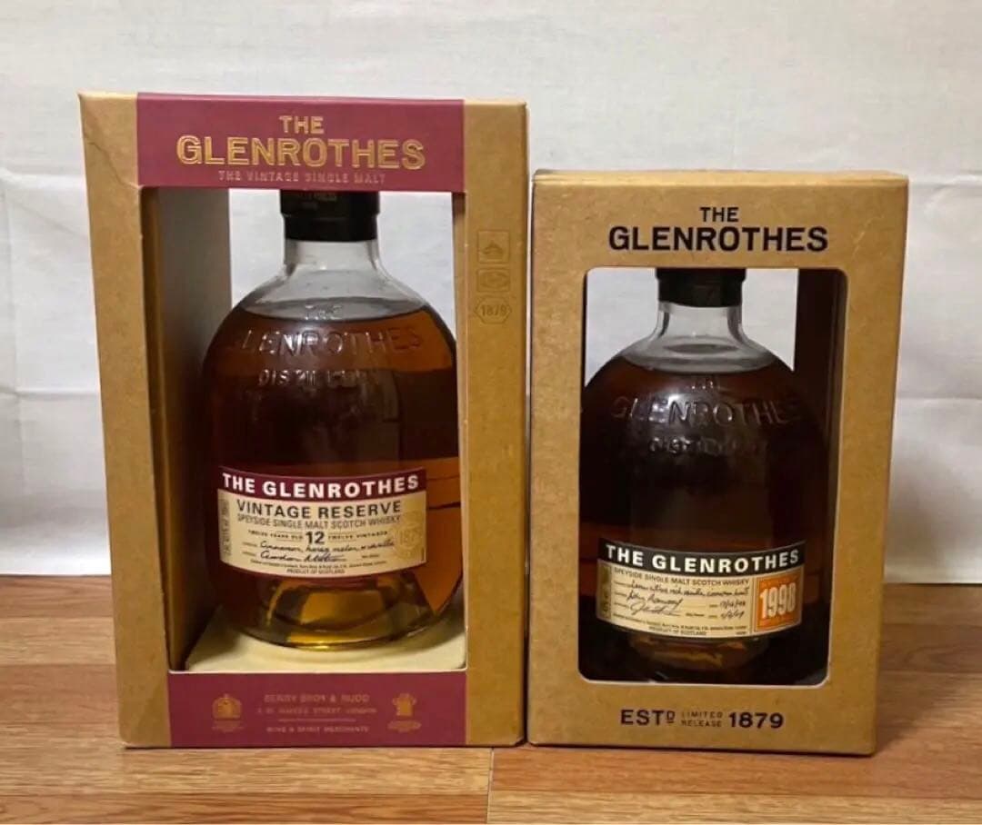 終売品 グレンロセス12年 ヴィンテージリザーブ&グレンロセス1998 箱付き
