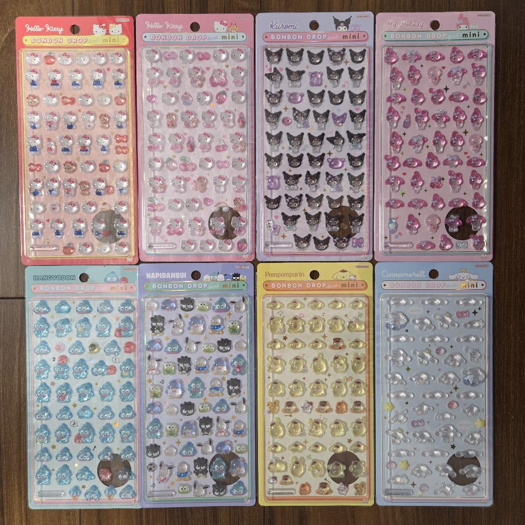 サンリオボンボンドロップminiシール 8枚セット