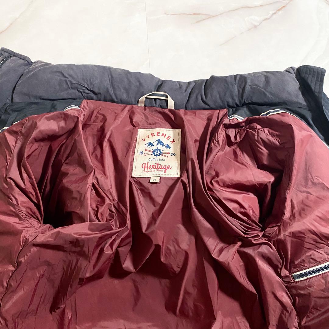 B17830 ピレネックス HALNY JACKET ダウン ネイビー系 36