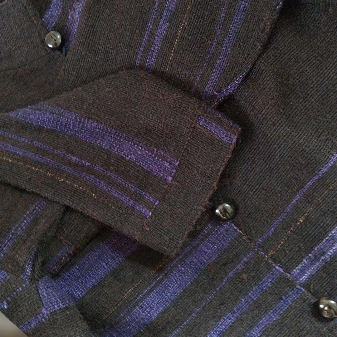 美品 秩父★シルク裂き織りコート 綺麗なうちに着て頂きたいのでお値下げしました