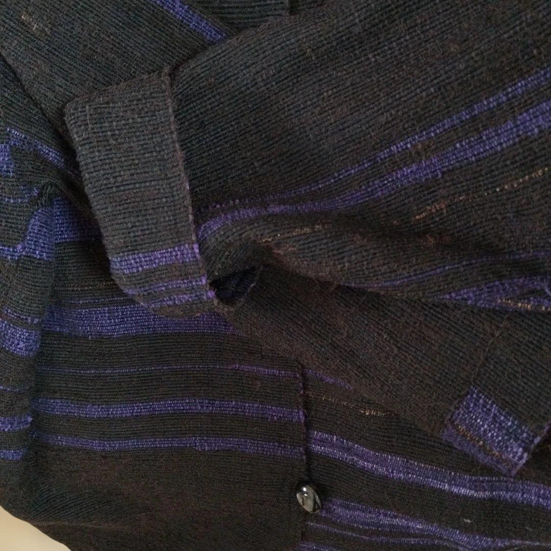 美品 秩父★シルク裂き織りコート 綺麗なうちに着て頂きたいのでお値下げしました