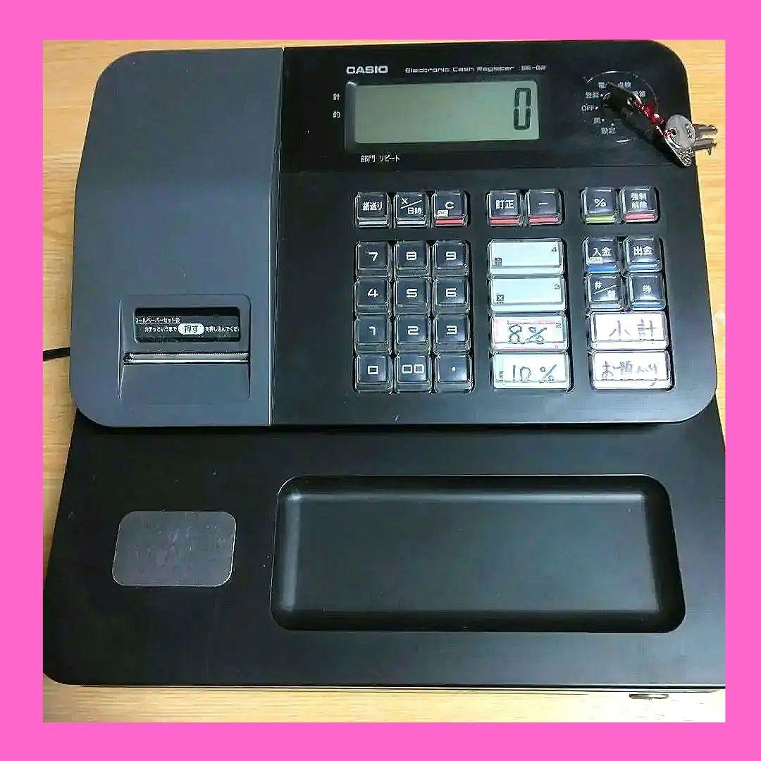 CASIO 電子レジスター SE-G2 グレー/ブラック　(中古品)