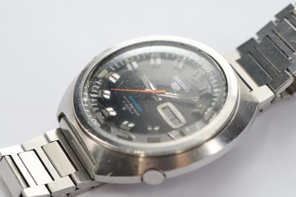 ◆SEIKO セイコー 5 スポーツ 61197160 自動巻き時計　08038