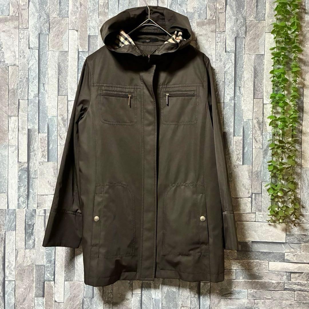 極美品✨【DAKS LONDON】スプリングコート フード付き 取り外し (M)