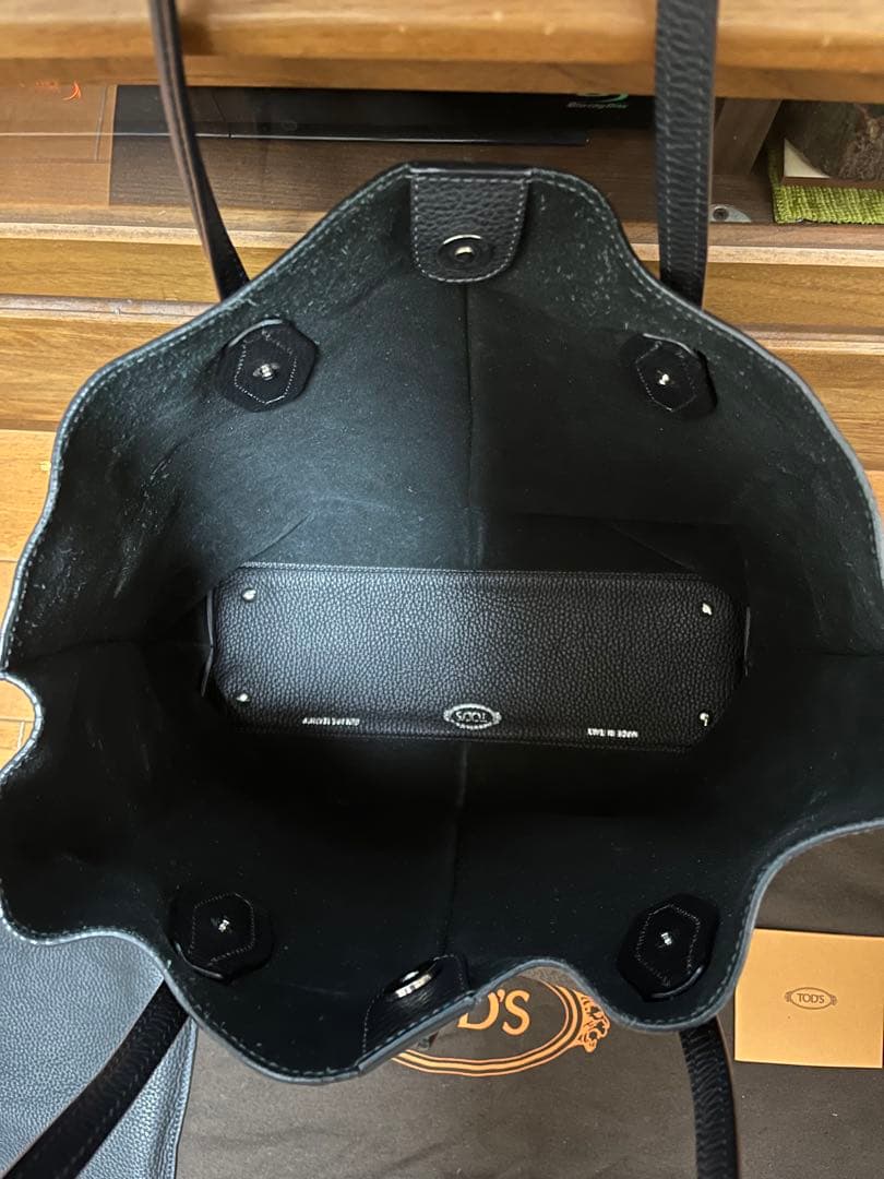 TOD'S トッズ　ブラック トートバッグ　JOY ジョイ