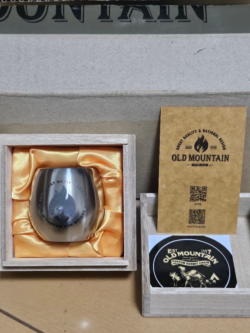 【OLDMOUNTAIN】GUINOMI チタン お猪口　オールドマウンテン