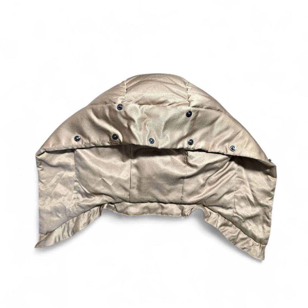 グレースコンチネンタル ダイグラム ファー付 ベージュダウンベスト