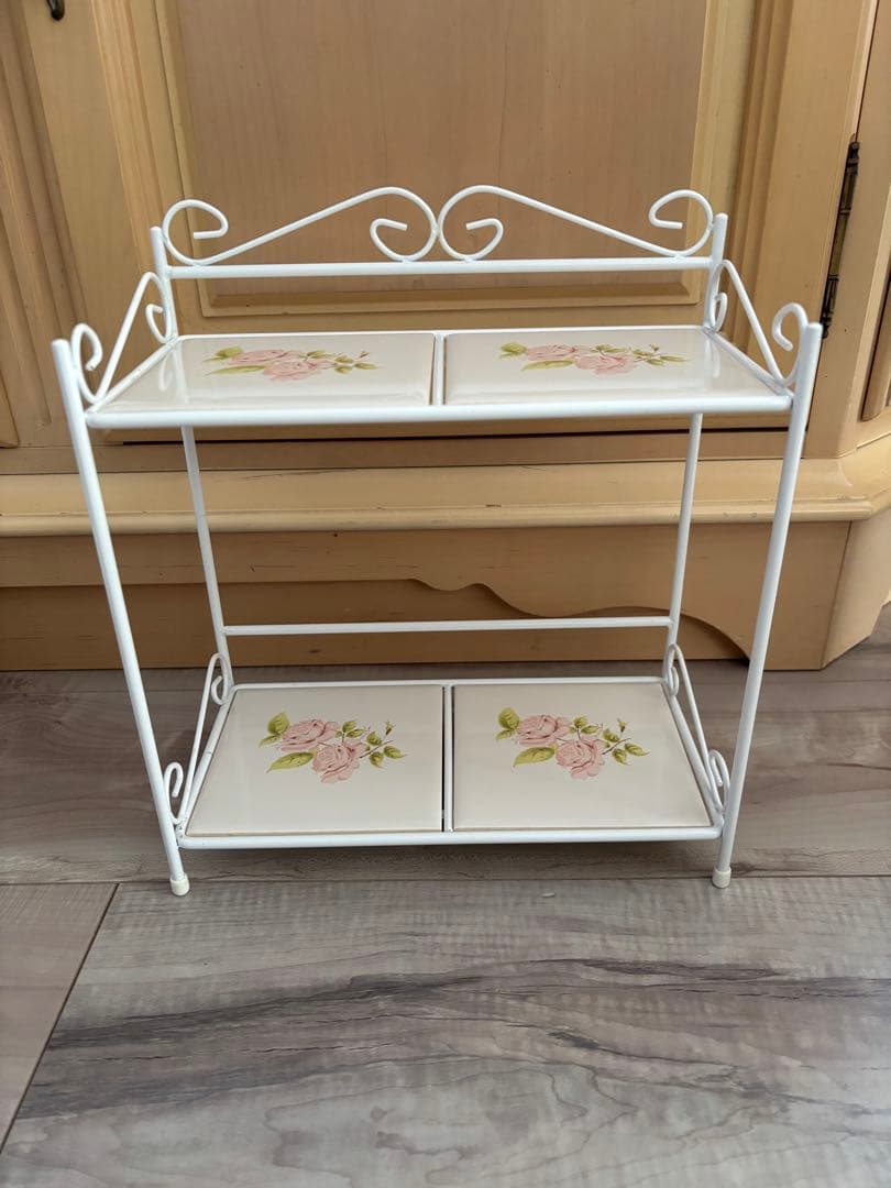 イマン☆ダイアナローズ☆タイル付きスパイスラック 美品 レア