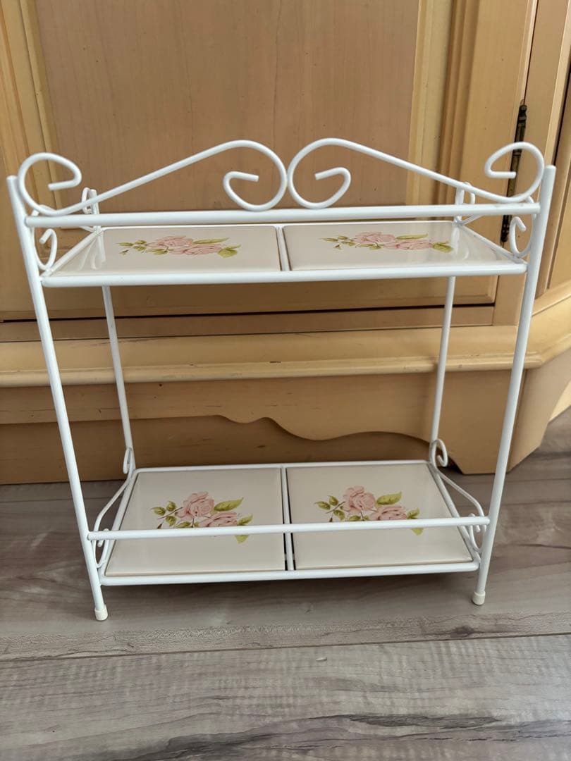 イマン☆ダイアナローズ☆タイル付きスパイスラック 美品 レア