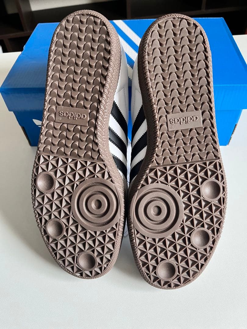 美品✨adidas samba サンバ ホワイト/ブラック 展示品