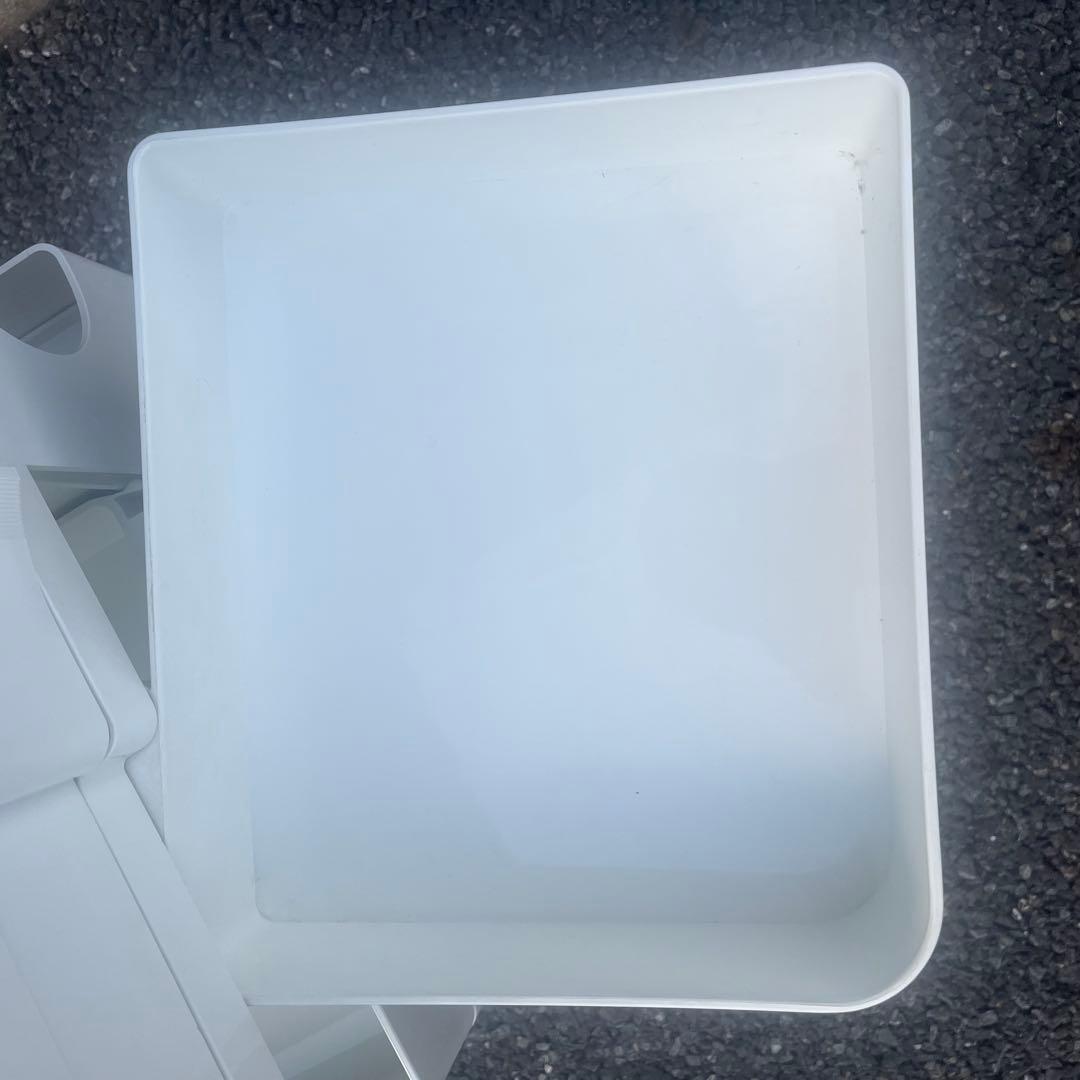 【良品】BOBY WAGON ボビーワゴン 3段5トレイ WHITE