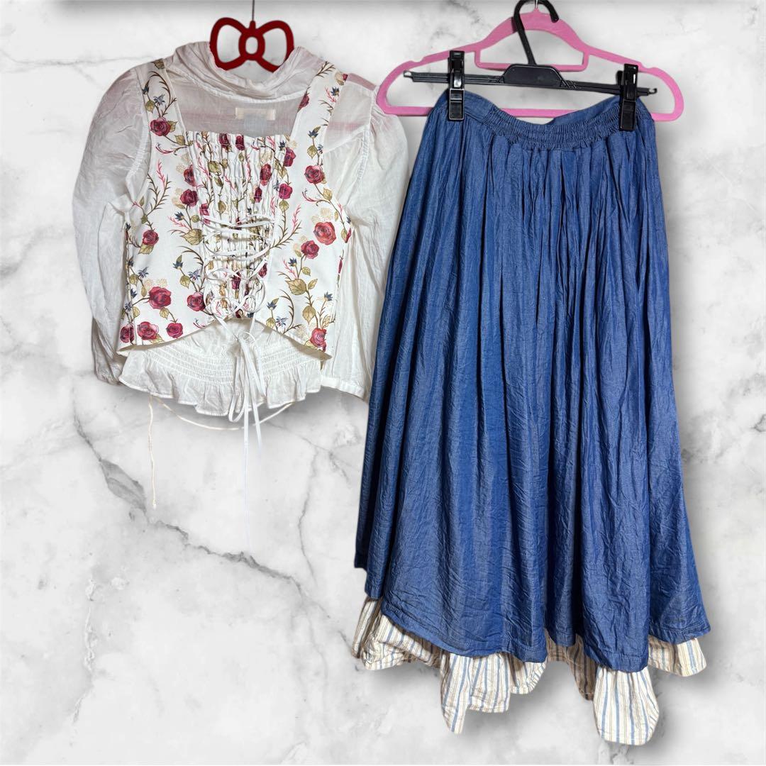 シークレットハニー　実写　美女と野獣　ベル　3点セット　ワンピース