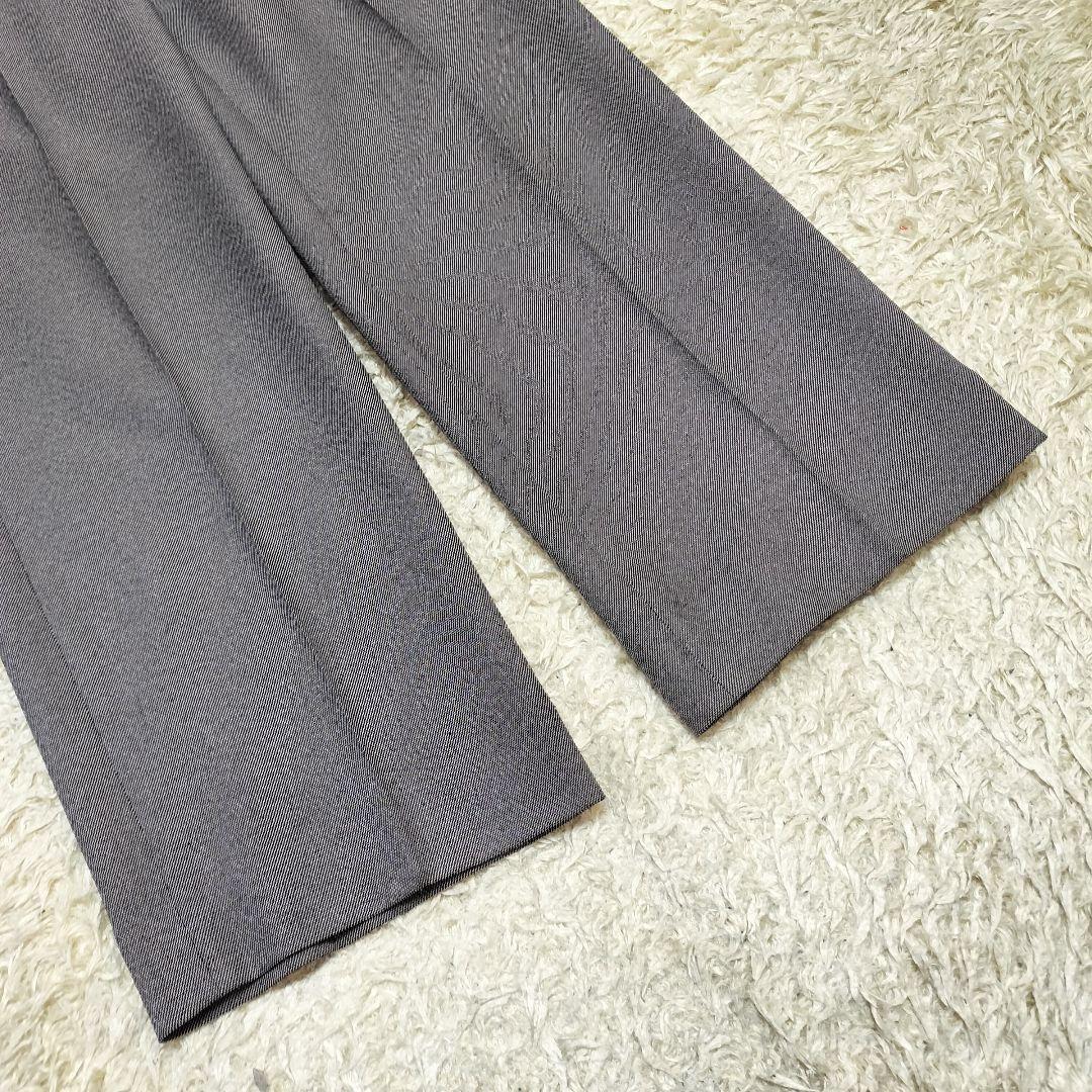 【美品】オリヒカライム ダブルジャケット ストレッチスーツ グレー