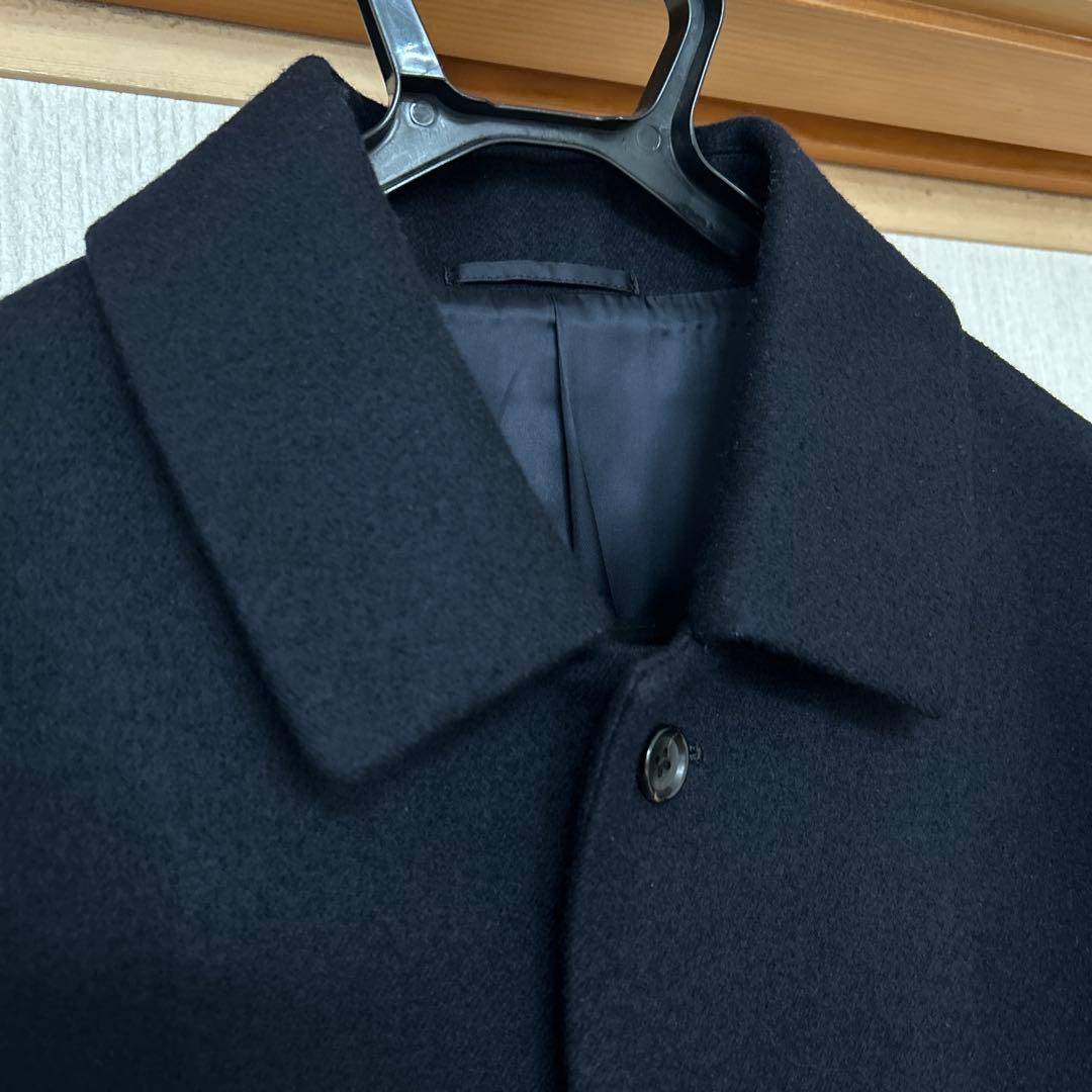 United Arrows メルトン ネイビー ステンカラーコート