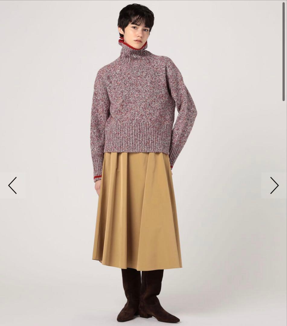 MACPHEE ファインラムズウール　タートルネックプルオーバー