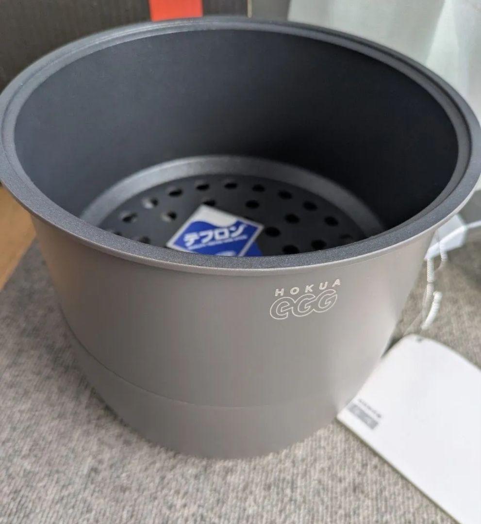 ホクア　18　ソースパン　片手鍋　蒸し器 EGGFORM　エッグフォルム　その2